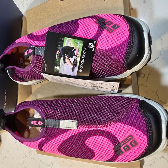 Salomon RX Moc 3.0 'Plum Caspia Knockout Pink' L47586600 Size US MENS 12 NEW - Picture 4 of 8
